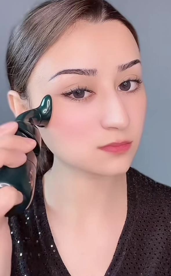 3 Em 1 Massageador Facial Lifting Skin Pescoço Massagem Lifting Introdutor Microcorrente Rejuvenescimento1-N7